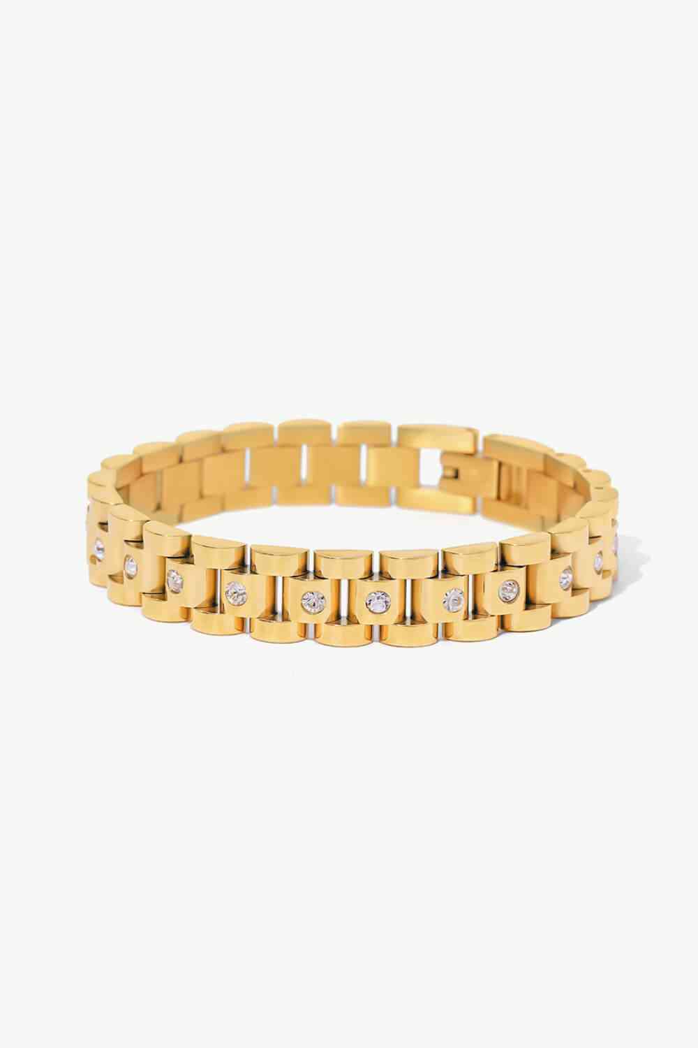 18K Gold-Plated Watch Band Bracelet - Pahabu