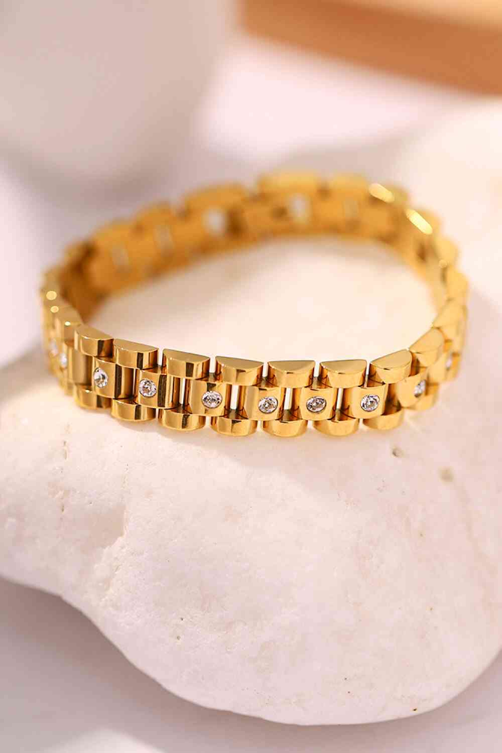 18K Gold-Plated Watch Band Bracelet - Pahabu