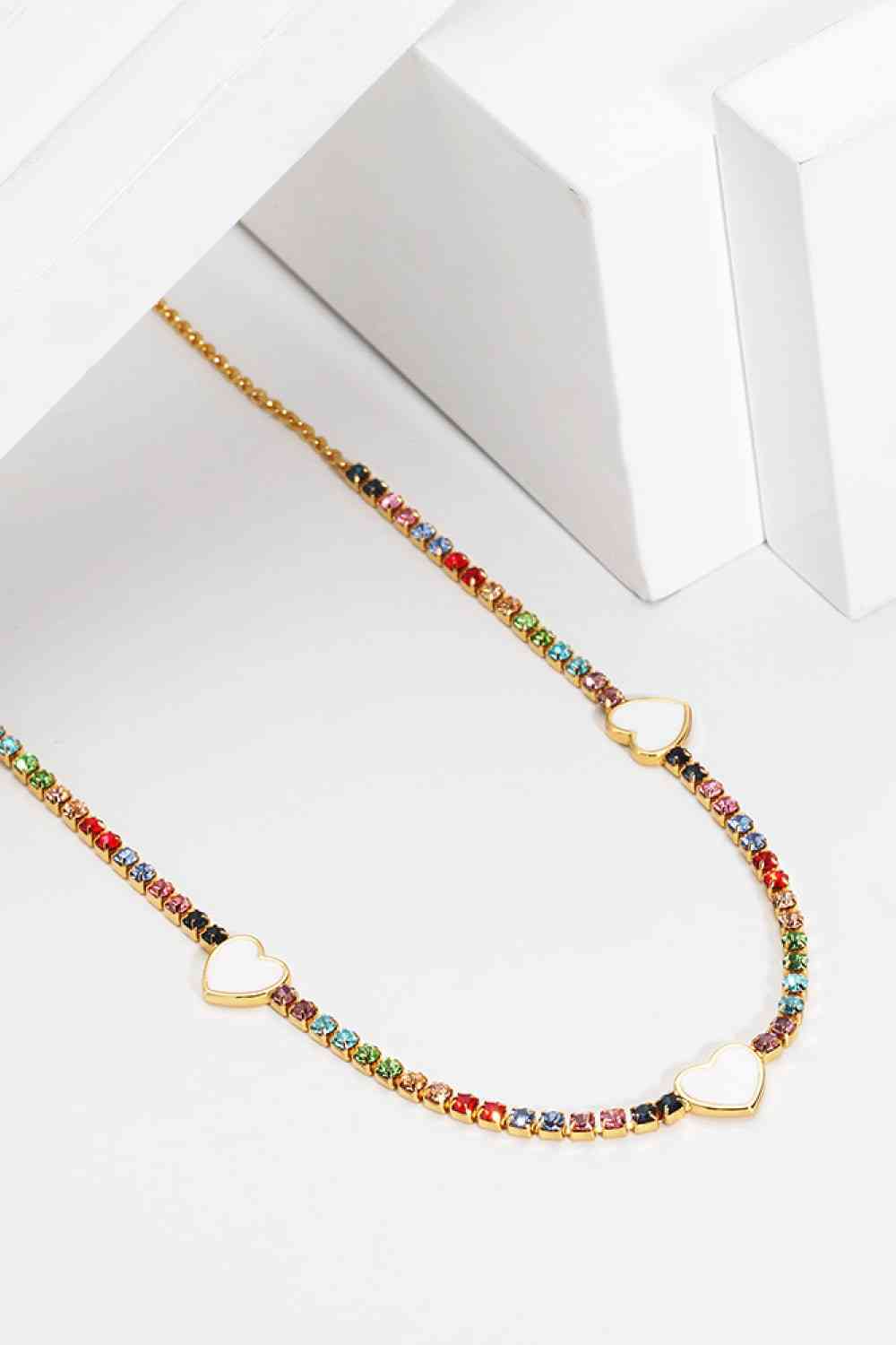 Crystal Heart Necklace - Pahabu - Women Fashion & Jewelry