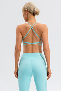 Crisscross Spaghetti Strap Active Cami - Pahabu - Women's Clothing & Shop