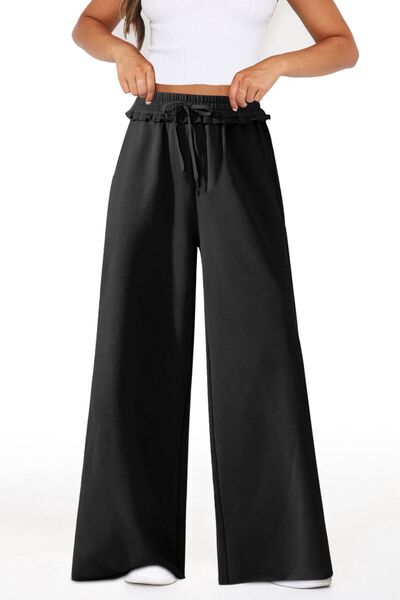 High Waist Wide Leg Pants - Pahabu - Women's Clothing & Shop