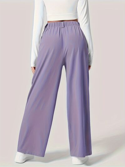 Wide Leg Pants with Pockets - Pahabu - Women's Clothing & Shop