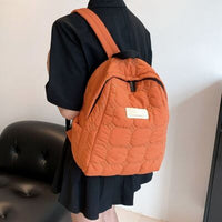 Quilted Polyester Backpack Bag - Pahabu - Women's Clothing & Shop