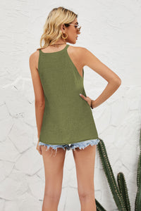 Grecian Neck Knit Tank - Pahabu - Women's Clothing & Shop