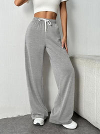 Drawstring Wide Leg Pants with Pockets - Pahabu - Women's Clothing & Shop