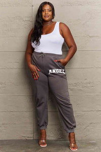 Simply Love Simply Love Full Size Drawstring Angel Graphic Long Sweatpants - Pahabu - Women's Clothing & Shop