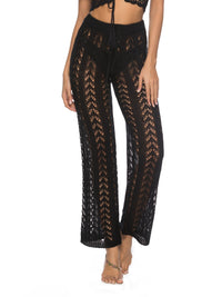 Cutout Drawstring High Waist Swim Pants - Pahabu - Women's Clothing & Shop