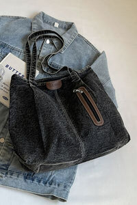 Medium Denim Tote Bag - Pahabu - Women's Clothing & Shop