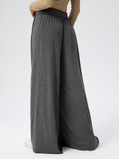 High Waist Wide Leg Pants - Pahabu - Women's Clothing & Shop
