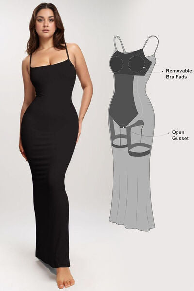 Basic Bae Built-In Shapewear Sleeveless Maxi Dress - Pahabu - Women's Clothing & Shop