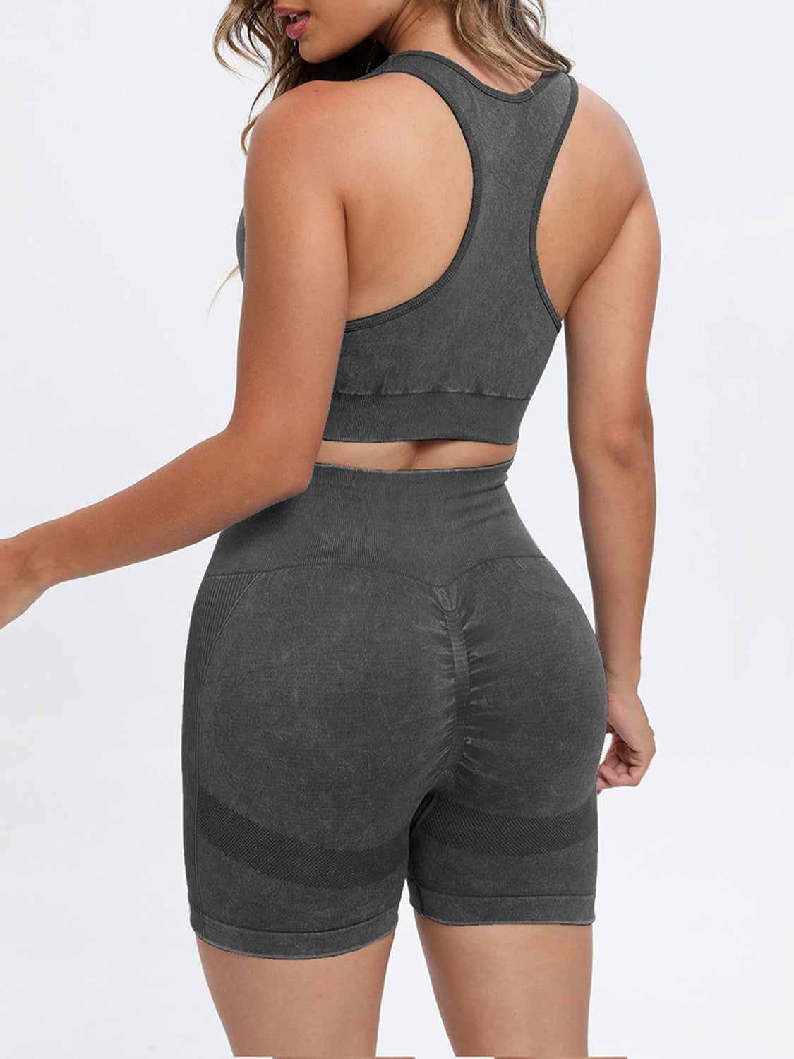 Scoop Neck Wide Strap Top and Shorts Active Set - Pahabu - Women's Clothing & Shop