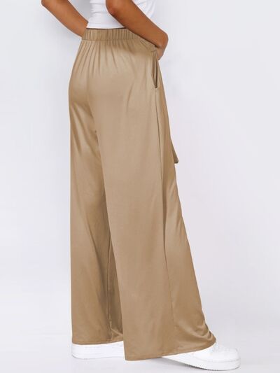 Tied Wide Leg Pants with Pockets - Pahabu - Women's Clothing & Shop