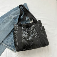 Polyester Tote Bag with Zipper - Pahabu - Women's Clothing & Shop