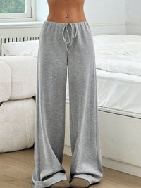 Tied Striped Wide Leg Pants - Pahabu - Women's Clothing & Shop