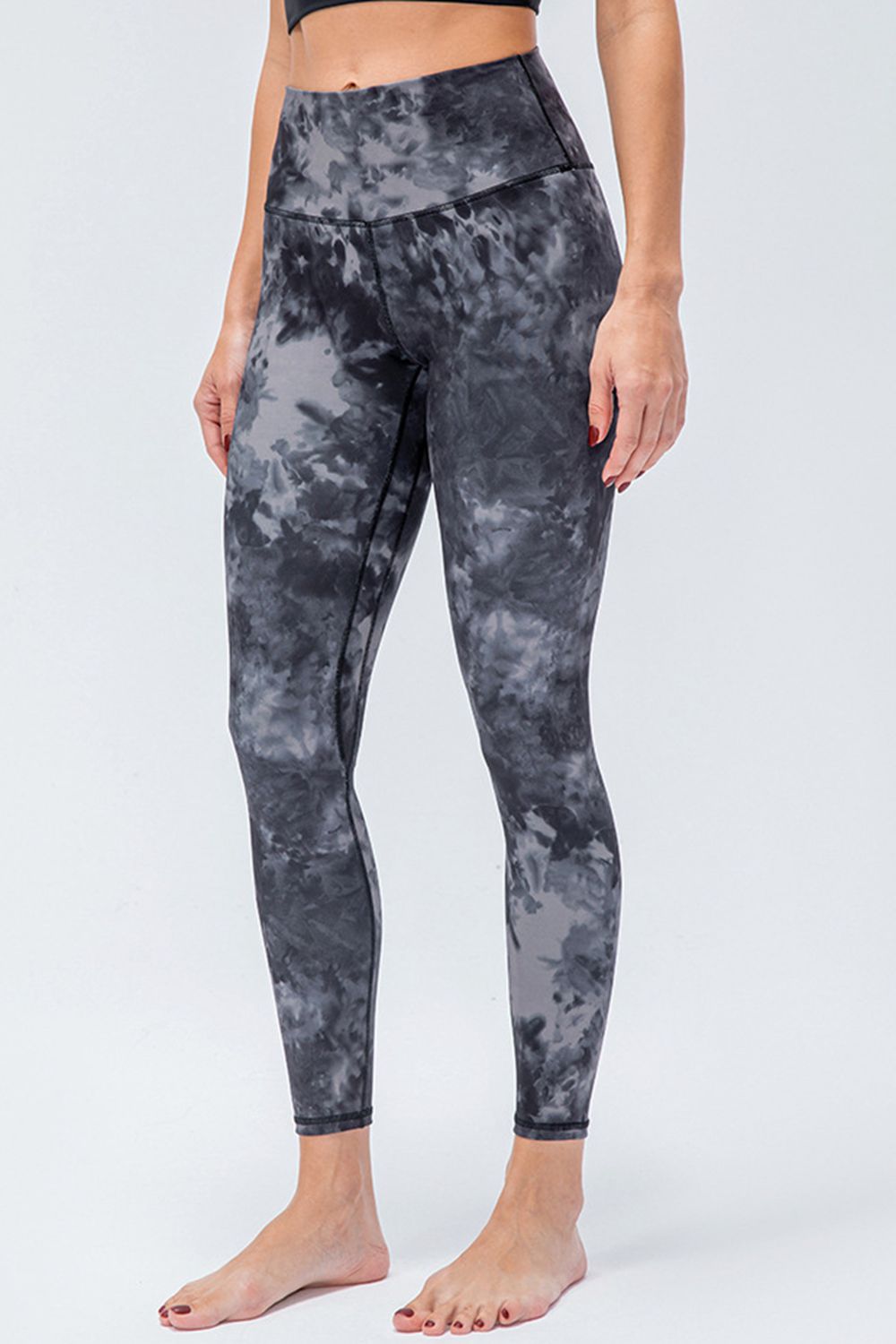 Wide Waistband Slim Fit Active Leggings - Pahabu - Women's Clothing & Shop
