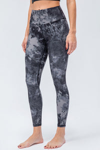 Wide Waistband Slim Fit Active Leggings - Pahabu - Women's Clothing & Shop