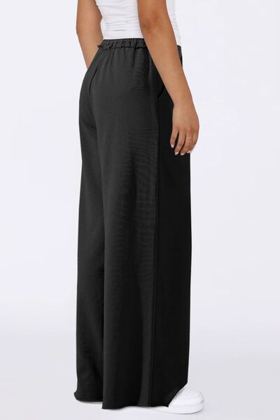 High Waist Wide Leg Pants - Pahabu - Women's Clothing & Shop