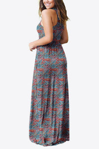 Empire Waist Sleeveless Dress with Pockets - Pahabu - Women's Clothing & Shop