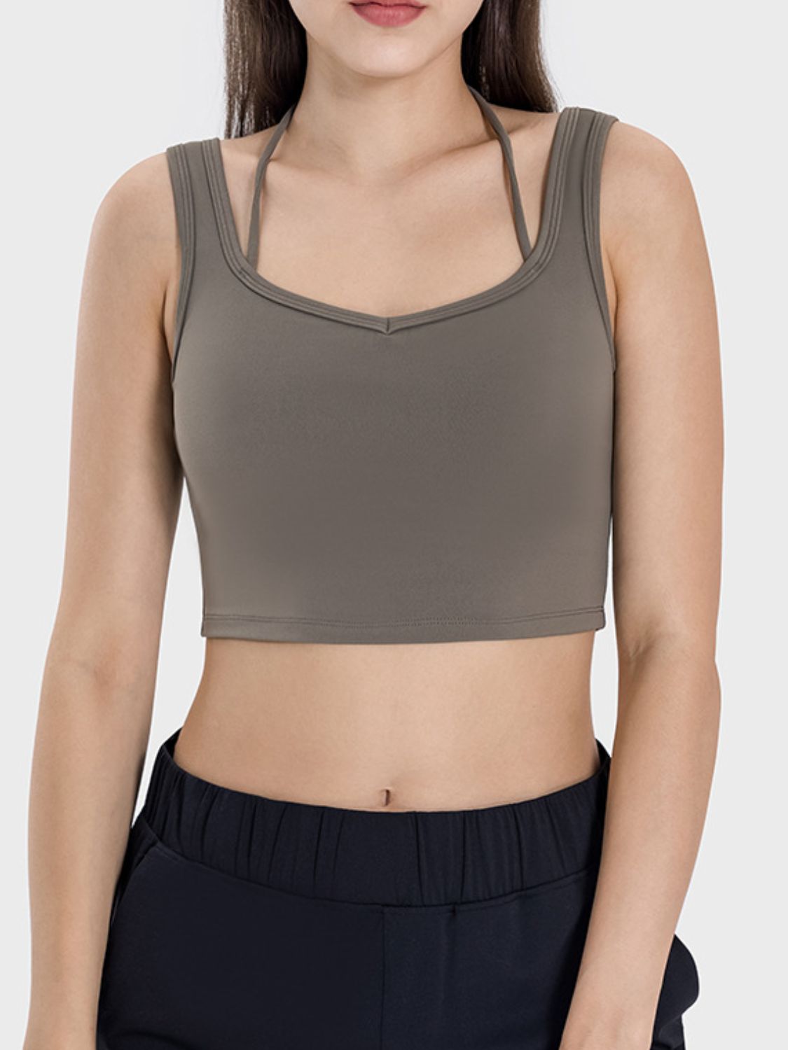 Millennia Crisscross Square Neck Active Tank - Pahabu - Women's Clothing & Shop