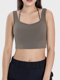 Millennia Crisscross Square Neck Active Tank - Pahabu - Women's Clothing & Shop