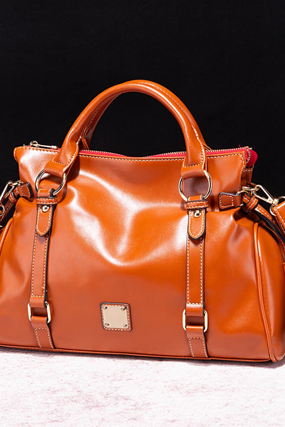PU Leather Handbag with Tassels - Pahabu - Women's Clothing & Shop