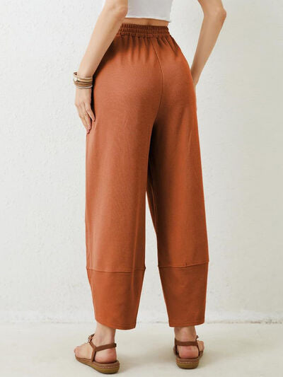 Lovelet Elastic Waist Wide Leg Pants - Pahabu - Women's Clothing & Shop