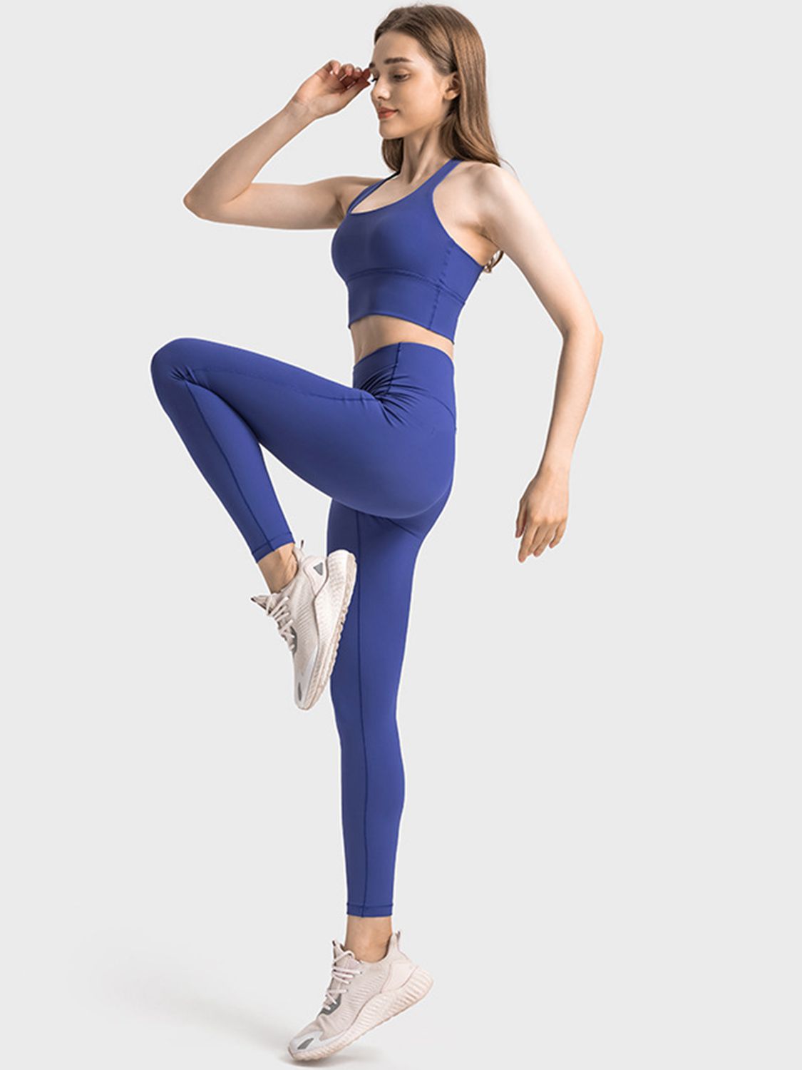 Millennia Scoop Neck Crisscross Straps Sports Bra - Pahabu - Women's Clothing & Shop