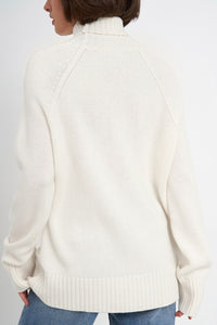 Turtle Neck Raglan Sleeve Sweater - Pahabu - Women's Clothing & Shop