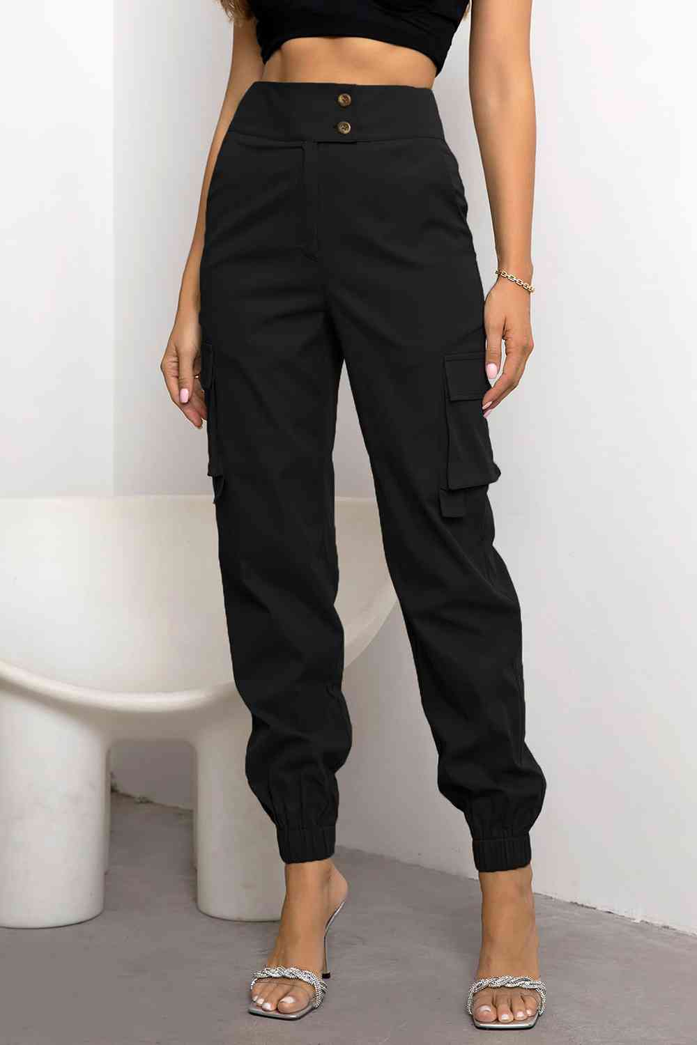 High Waist Cargo Pants - Pahabu - Women's Clothing & Shop