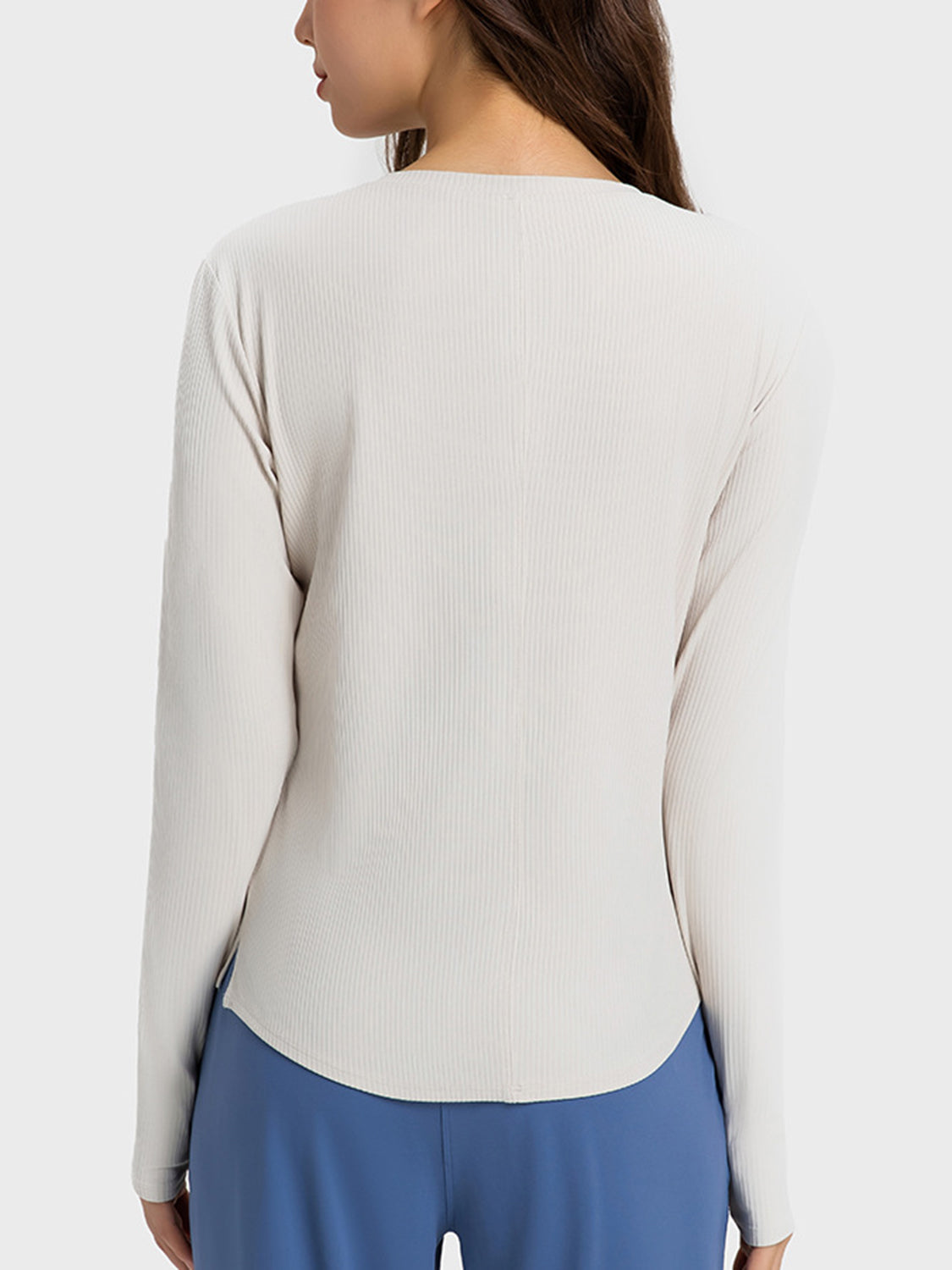 Millennia Round Neck Long Sleeve Sport Top - Pahabu - Women's Clothing & Shop