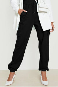 Drawstring Joggers with Pockets - Pahabu - Women's Clothing & Shop