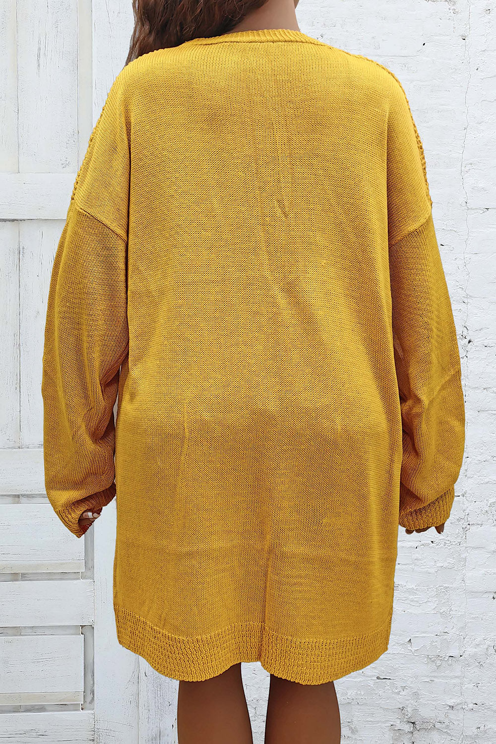 Plus Size Openwork Long Sleeve Open Front Cardigan - Pahabu - Women's Clothing & Shop