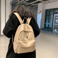 Zip Cotton Backpack Bag - Pahabu - Women's Clothing & Shop