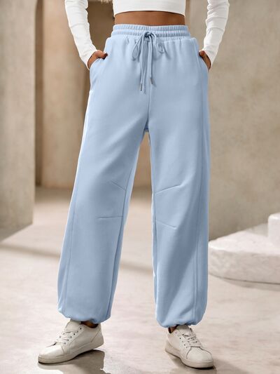 Ivy Lane Drawstring Joggers with Pockets - Pahabu - Women's Clothing & Shop