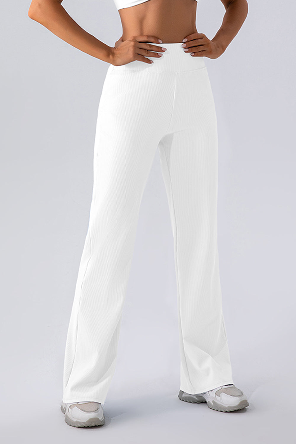High Waist Straight Active Pants - Pahabu - Women's Clothing & Shop