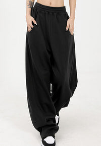 Elastic Waist Sweatpants with Pockets - Pahabu - Women's Clothing & Shop