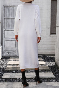 Notched Neck Dropped Shoulder Button-Down Midi Dress - Pahabu - Women's Clothing & Shop