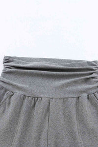 High-Rise Wide Waistband Joggers - Pahabu - Women's Clothing & Shop