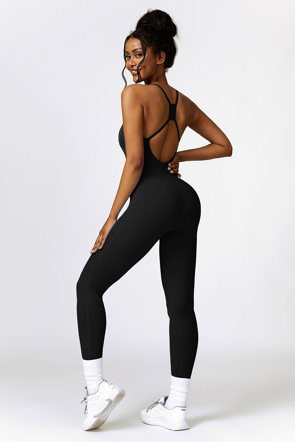 Basic Bae Open Back Spaghetti Strap Active Jumpsuit - Pahabu - Women's Clothing & Shop