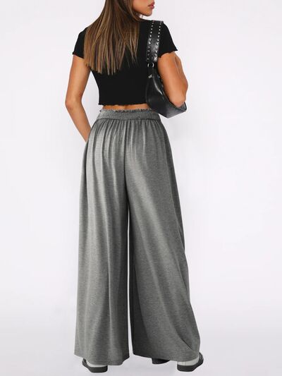 High Waist Wide Leg Pants - Pahabu - Women's Clothing & Shop