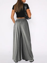 High Waist Wide Leg Pants - Pahabu - Women's Clothing & Shop