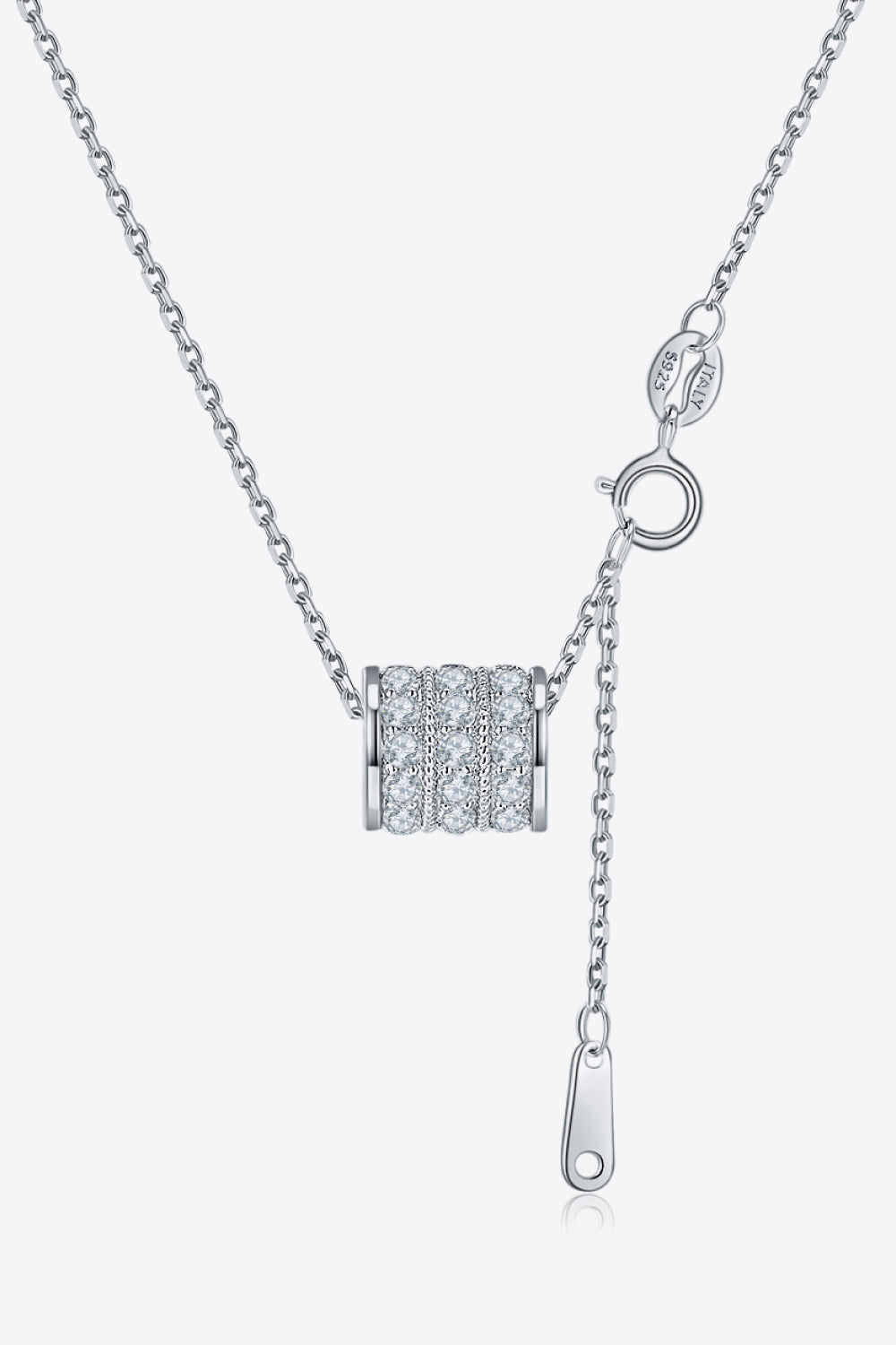 Moissanite 925 Sterling Silver Necklace - Pahabu - Women's Clothing & Shop