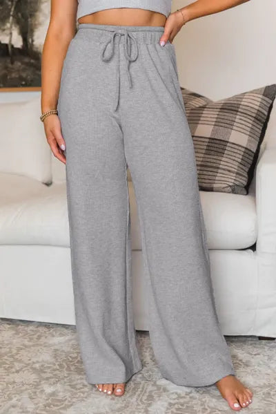Wide Leg Pants with Pockets - Pahabu - Women's Clothing & Shop