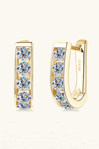 1 Carat Moissanite 925 Sterling Silver Earrings - Pahabu - Women's Clothing & Shop