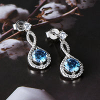 1 Carat Moissanite 925 Sterling Silver Earrings - Pahabu - Women's Clothing & Shop