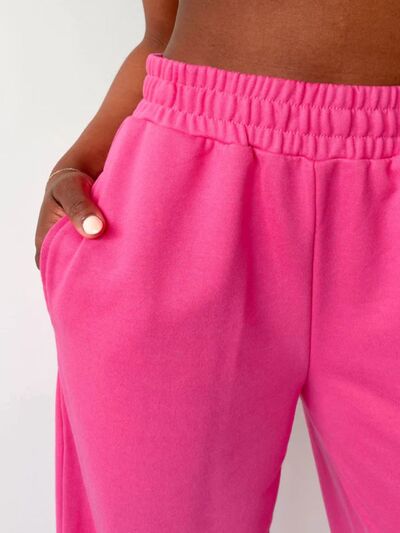 Elastic Waist Wide Leg Pants - Pahabu - Women's Clothing & Shop