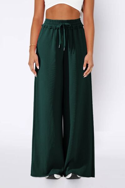 High Waist Wide Leg Pants - Pahabu - Women's Clothing & Shop