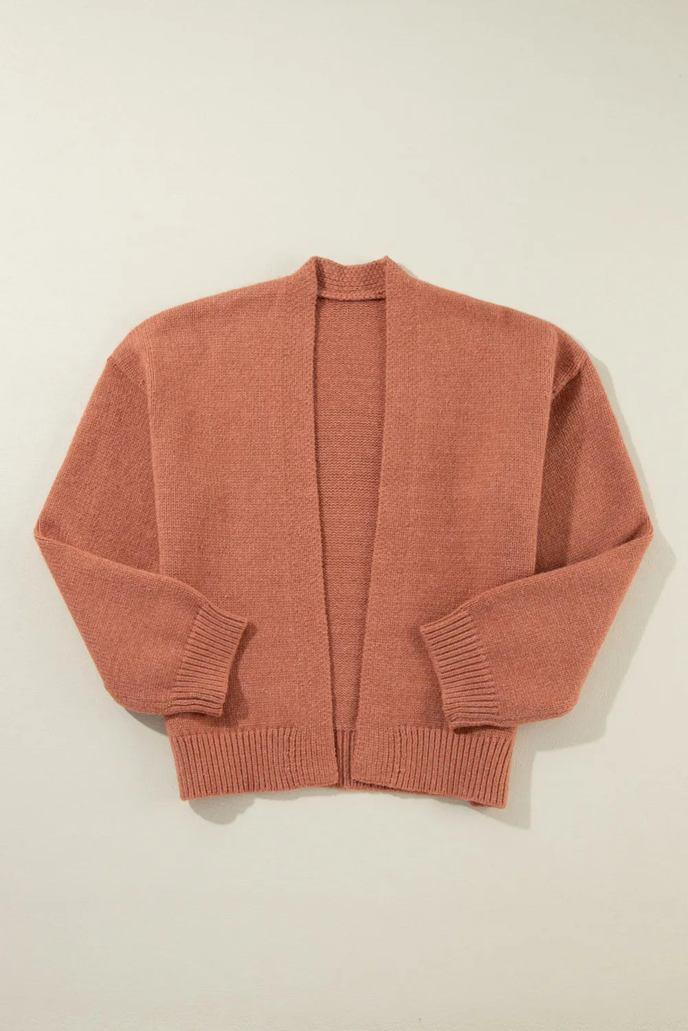 Open Front Dropped Shoulder Cardigan - Pahabu - Women's Clothing & Shop