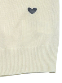 Perfee Heart Round Neck Long Sleeve Knit Top - Pahabu - Women's Clothing & Shop