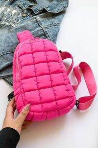 Quilted Nylon Crossbody Bag - Pahabu - Women's Clothing & Shop